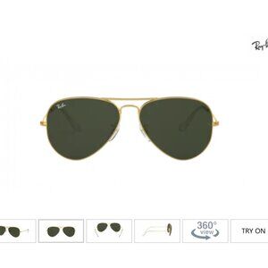 Ray-Ban RB3025 AVIATOR LARGE METAL + CASE